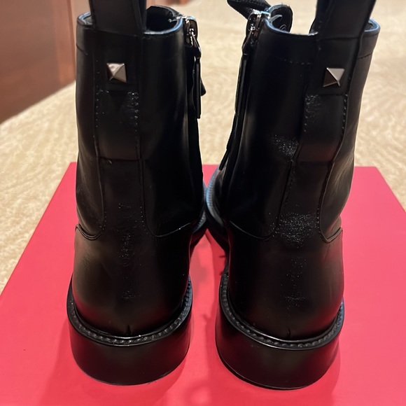 Valentino rock stud leather combat boots - Picture 4 of 12